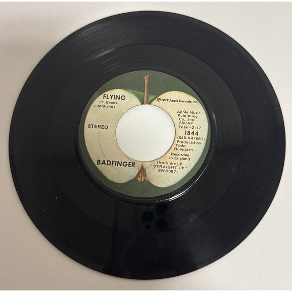 Badfinger Baby Blue Flying 7" 45 Record Vinyl Apple 1844 - Picture 3 of 3